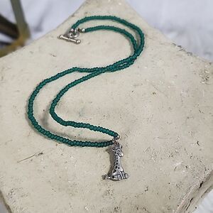 Giraffe Necklace with Toggle close